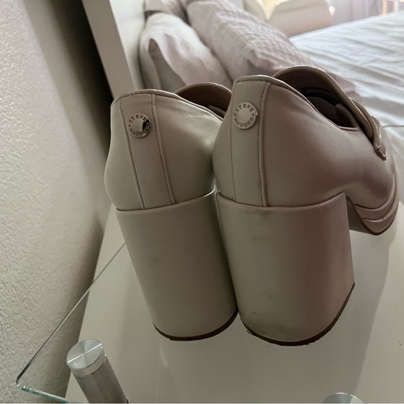 Steve Madden cream  platform heel loafer size 9 - Picture 9 of 10